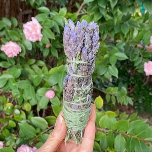 Romantic Lavender Sachet Hand Crafted Natural Decor Fully Dried New 4”